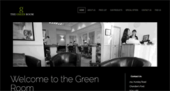 Desktop Screenshot of hairatthegreenroom.co.uk